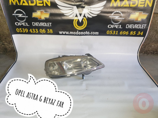 ÇIKMA OPEL ASTRA G BEYAZ FAR