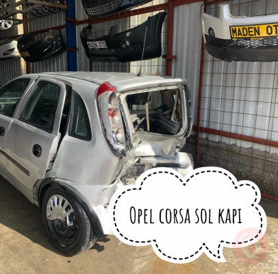 ÇIKMA OPEL CORSA SOL ÖN KAPI