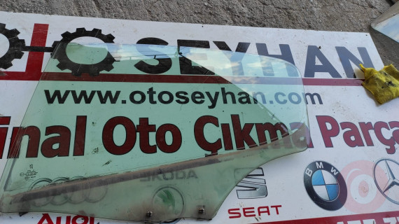 peugeot 407 arka sol kapı camı