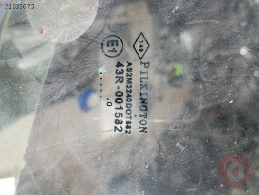 RENAULT MASTER 2.SAĞ ÖN KAPI CAMI