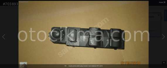 mazda 3 cam düğmesi 2014-2018