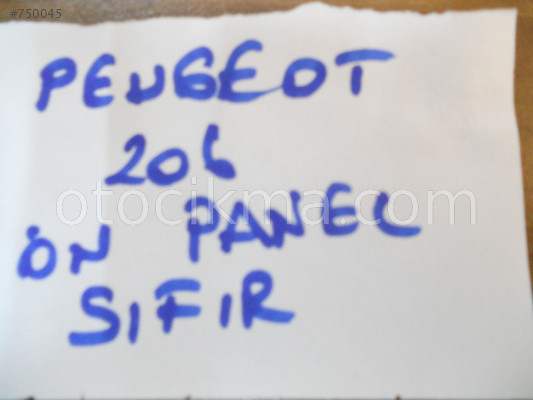 PEUGEOT 206 ÖN PANEL SIFIR İTHAL ÜRÜN