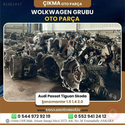 Passat suberb Audi TT CC 6 İLERİ KDM MANUEL ŞANZIMAN ÇIKMA - Audi  Orijinal Çıkma Yedek Parça Ankara