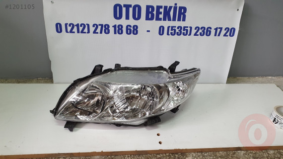08 Corolla sol far sifir