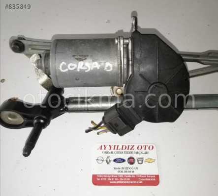 OPEL CORSA D ÖN CAM SİLECEK MOTORU