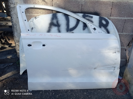 Audi A3 sağ ön kapı sedan beyaz