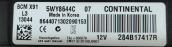 284B17417R/ 5WY8644C/ 8644071302090314/ BCM X91 LAGUNA III