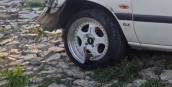 Ford escort 16v efi 1.6 çıkma sol ön çelik jant