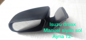 ISUZU DMAX  MANUEL  SİYAH SOL AYNA