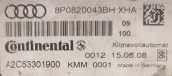 Audi A3 S3 8P 2006 Klima kontrol ünitesi modülü 8P0820043BH