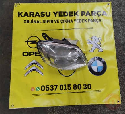 PEUGEOT PARTNER SAĞ FAR