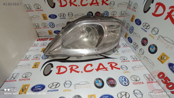 DACİA LOGAN SOL FAR 2008-13 ÇIKMA PARÇA