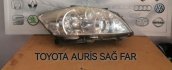 TOYOTA AURİS SAĞ FAR ORJİNAL ÇIKMA