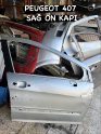 Peugeot 407 sağ ön kapı orjinal