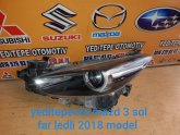 Mazda 3 sol far ledi