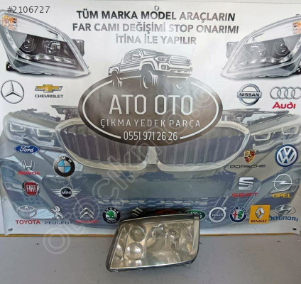 VOLKSWAGEN BORA ORJINAL ÇIKMA SOL FAR