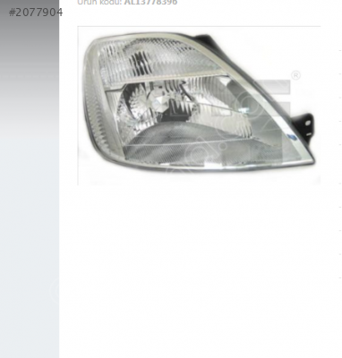 FORD FİESTA 2002-05.ÖN SOL FAR.HFD112-1R00E