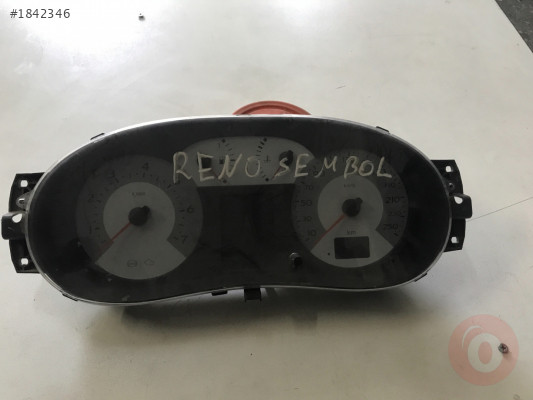 RENAULT SYMBOLL KILOMETRE SAATI