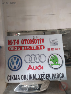 AUDİ Q7 SOL ÖN FAR ÇIKMA ORİJİNAL