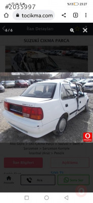 Suzuki swift arka kapi