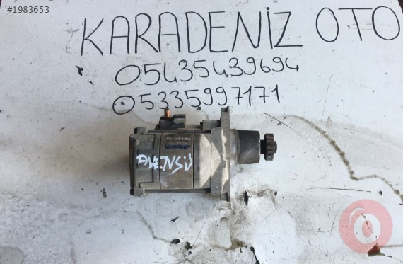 TOYOTA AVENSİS 1998 ÇIKMA ORJİNAL SOL  MARŞ MOTORU