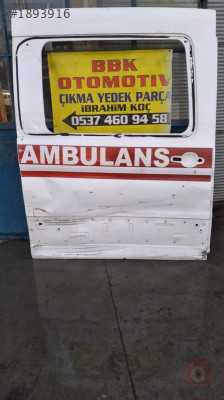 Ford transit çıkma sağ sürgülü orta kapı
