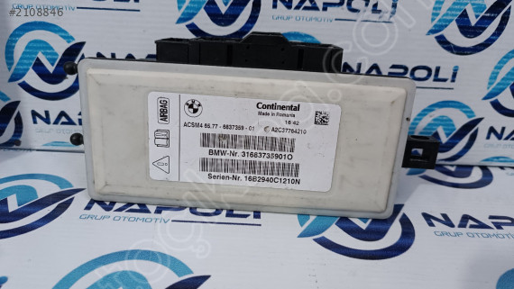 6837359 BMW X5 AİRBAG BEYNİ