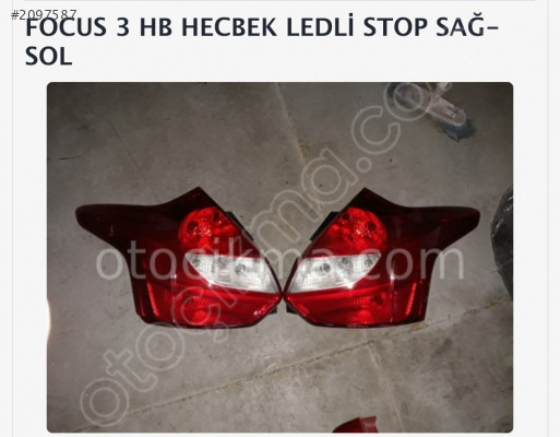 Focus 3 sag arka stop