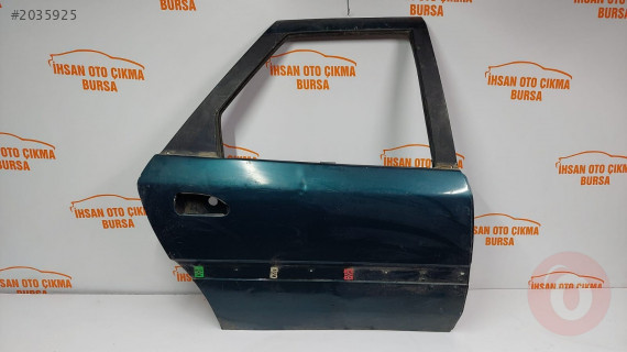 Safrane sağ arka kapı yeşil orijinal
