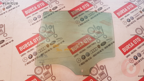 BMW G30 5 SERİ SOL ARKA KAPI CAMI ORJINAL SÖKME
