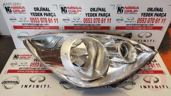 NİSSAN NOTE SAĞ FAR OEM SIFIR PARÇA E11 2010-2012