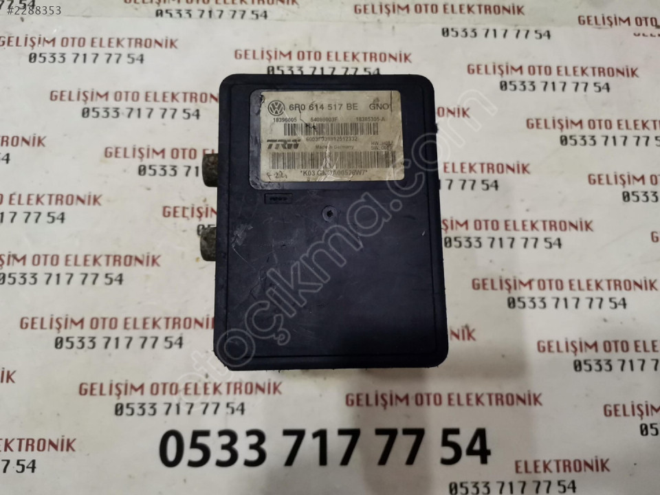 6R0614517BE 54086003F VW POLO ABS BEYNİ Çıkma Yedek Parça Fiyatları