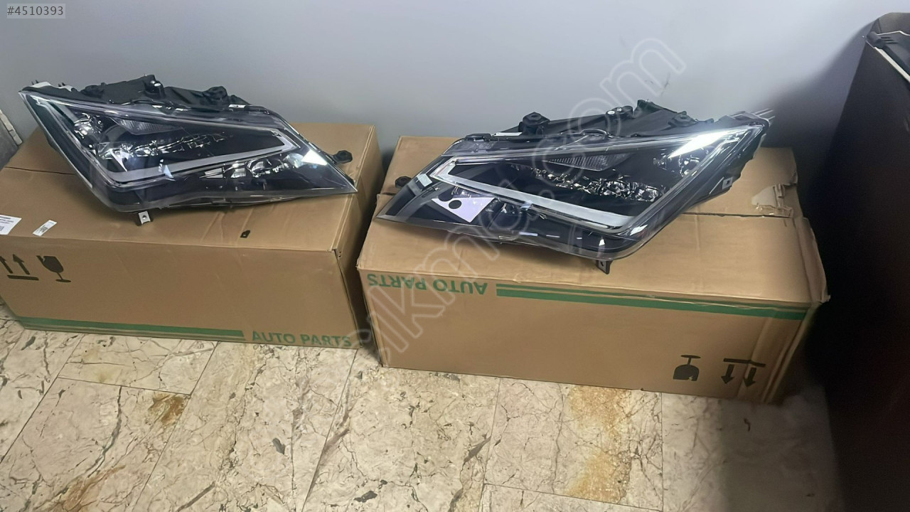 Seat Leon Led Ön Çift Beyinli Far 5f1941007B 5f1941008B 2013-17 - Fotoğraf 2