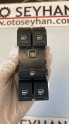 1K4959857B volkswagen jetta 05-18 ön sol kapı dörtlü cam düğmesi