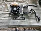 Reno clio 3 1.5 intercooler radyatör su klima fan seti çıkma
