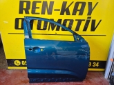 801126117R RENAULT AUSTRAL RAFALE SAĞ ÖN KAPI ALPİNE MAVİSİ ORJ