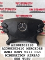 A2308202310 2410 MERCEDES W211 CLS DİREKSİYON AİRBAG SES TUŞU