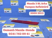 Mazda 3 BL Arka Tampon Reflektörü   2009 2012