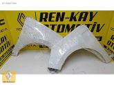 Renault Clio 5 Beyaz Sol Ön Çamurluk - Orjinal Çıkma Renkay O