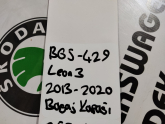 BGJ429  SEAT LEON 3 BAGAJ KAPAĞI 2013 2020