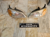 Honda civic 2001-2003 sağ sol ön far takımı çıkma orjinal sökme