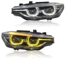 BMW F30 BIXENON UYUMLU LCI DIZAYN FAR (SARI / BEYAZ GÜNDÜZ LEDİ)