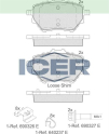 ICER FREN BALATA ARKA PROACE CITY 19-/P208 II 19-/308 II 13-/508