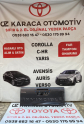 2016-2020 TOYOTA HİLUX ÇIKMA ORJİNAL BAGAJ KAPAĞI