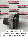 A2124315512 0265951858 MERCEDES W212 ABS ESP BEYNİ