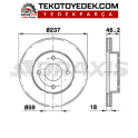 NİSSAN MİCRA 1.0 1.5D ÖN DİSK TAKIM / BRAXİS ORJ
