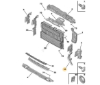 Peugeot 408 ön panel hava yönlendirici sağ orijinal 9843844980