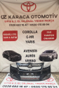 2009-2013 TOYOTA VERSO ÇIKMA ORJİNAL ÖN TAMPON