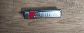 4F0853736A orj audi s-line amblem ızgara trim