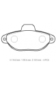 Fiat Panda Ön Fren Balatası 1 2Cc Kablosuz Disk 114 9X55 4X16 5 B